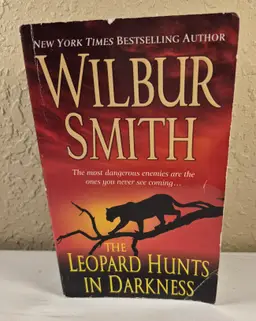 Wilbur Smith The Leopard Hunts in Darkness Paperback Book
