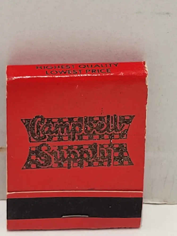 Campbell Supply Matchbook Sioux Falls Mitchell And Madison South Dakota