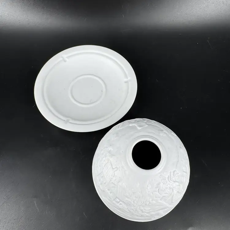 Porcelain Christmas Iithophane Fairy Light Candle Votive