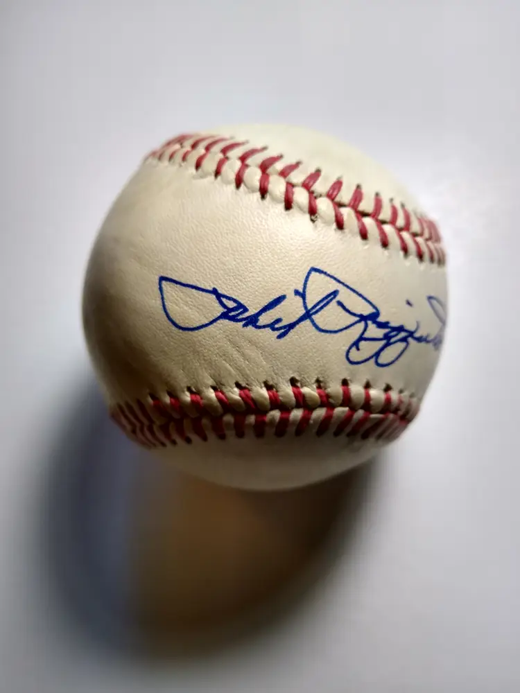 Phil Rizzuto Autographed Baseball Wilson Little League 9-in Leather Ball In Case