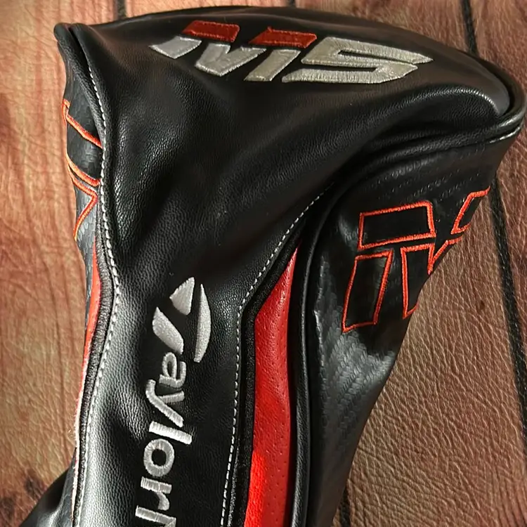 TaylorMade Golf M5 Driver Head Cover - Black/Red/White Headcover