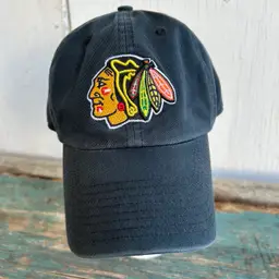 Chicago Blackhawks Hat Cap Size Large Twins Enterprise The Franchise Dad Hat
