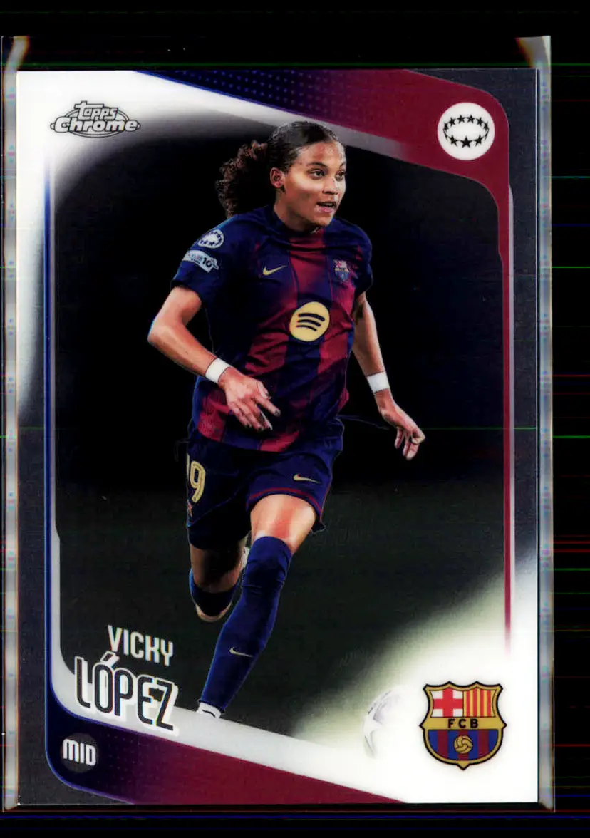 Vicky Lopez 2025-26 Topps Chrome UEFA Women's Champions League #46 - (145) - FC Barcelona