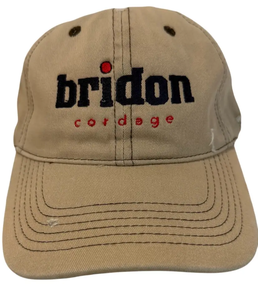 Bridon Cordage Minnesota Farmer Distressed Beige Adjustable  Dad Hat by Old 218