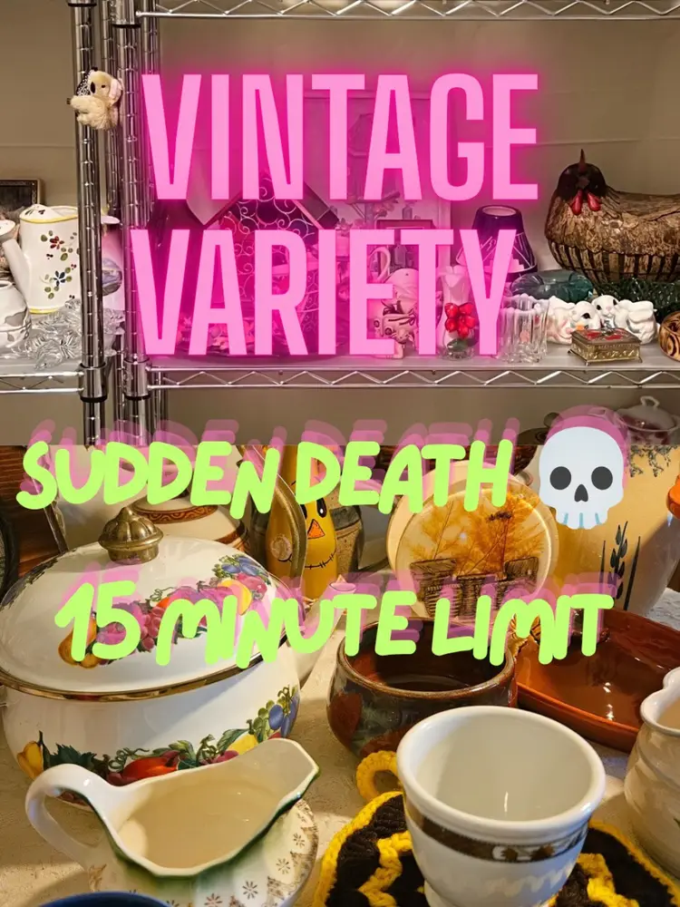 Duo Vintage Variety! Sudden Death Fast Sale!
