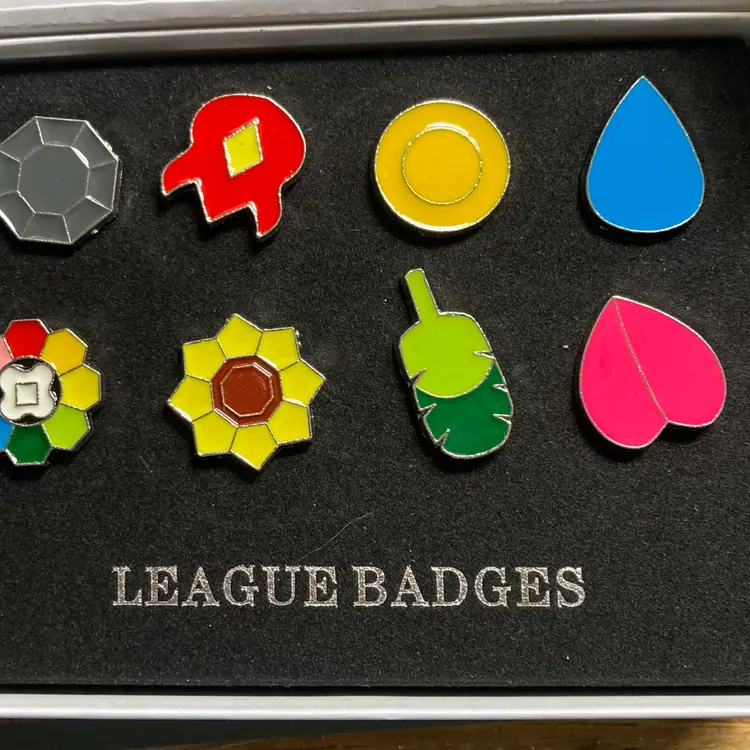 Pokemon League Badge Set