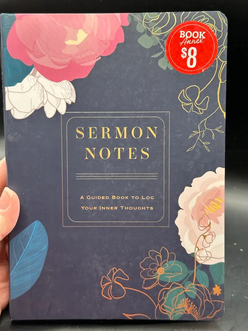 Sermon Notes: A Guided Book to Log Your Inner Thoughts
