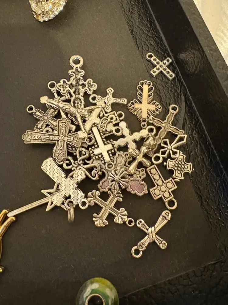 Jewelry Making Lot Set Charms Mostly
