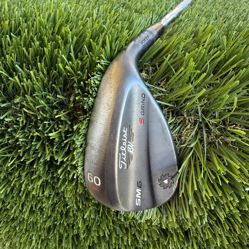 Titleist Vokey SM6 RH 60 Degree Wedge With 10 Bounce S Grind And Wedge Flex Shaft