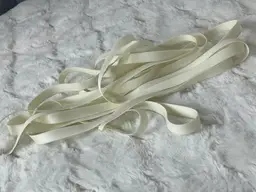 00450 - Simplicity Cream Beige 3/8" Wide Elastic Band 5 yards Trim Craft Apparel