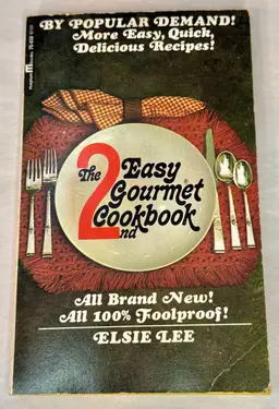 The 2nd Gourmet Cookbook By Elsie Lee 1968