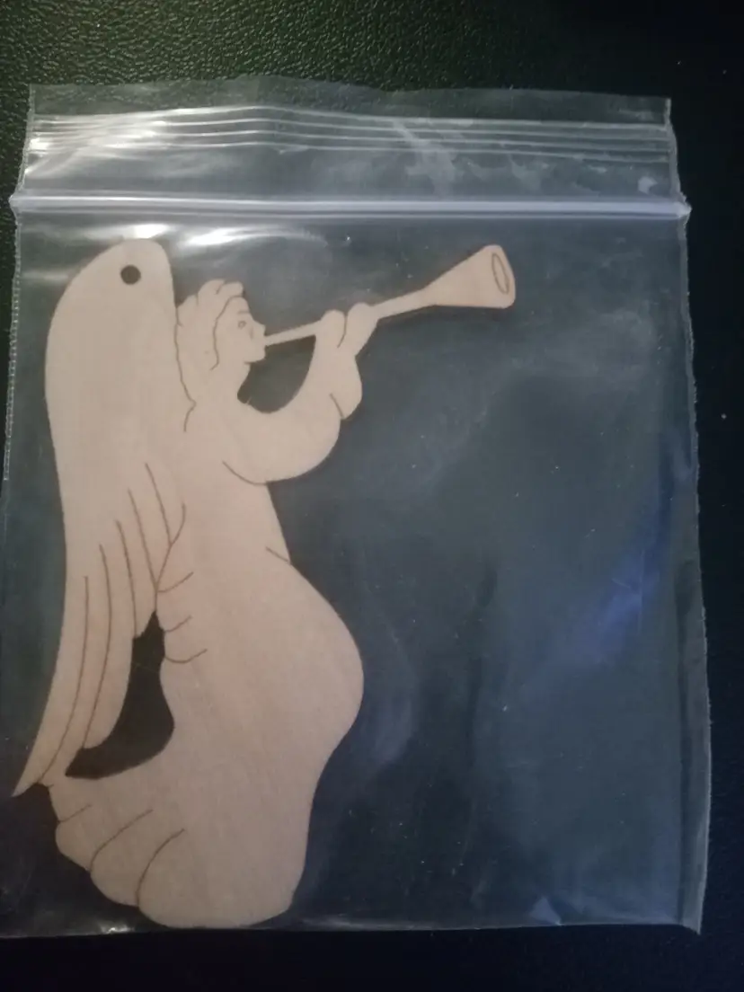 Angel with Horn ornament