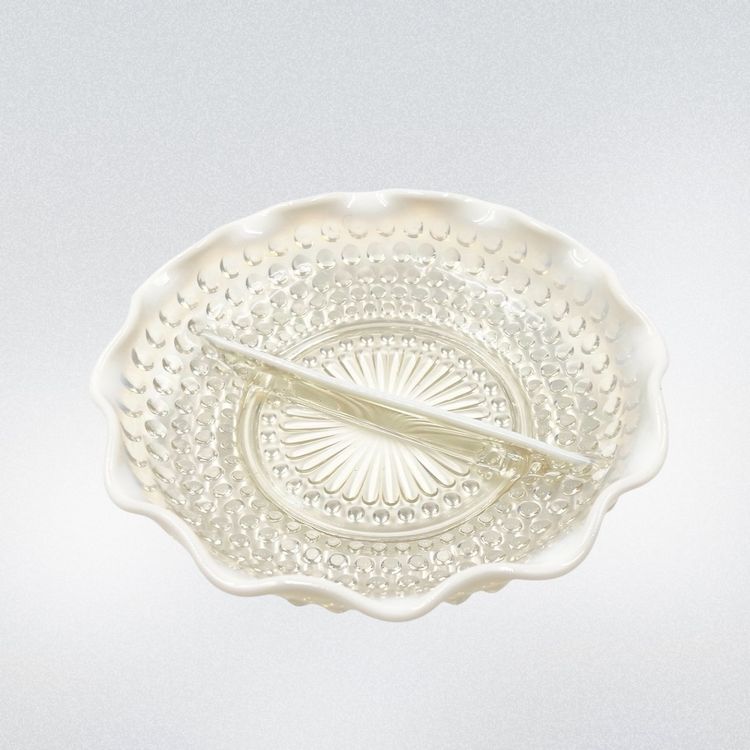 Moonstone Divided Server
Relish Dish
By Anchor Hocking
Fall Autumn Harvest Thanksgiving 
Halloween Christmas Party Celebration Gift