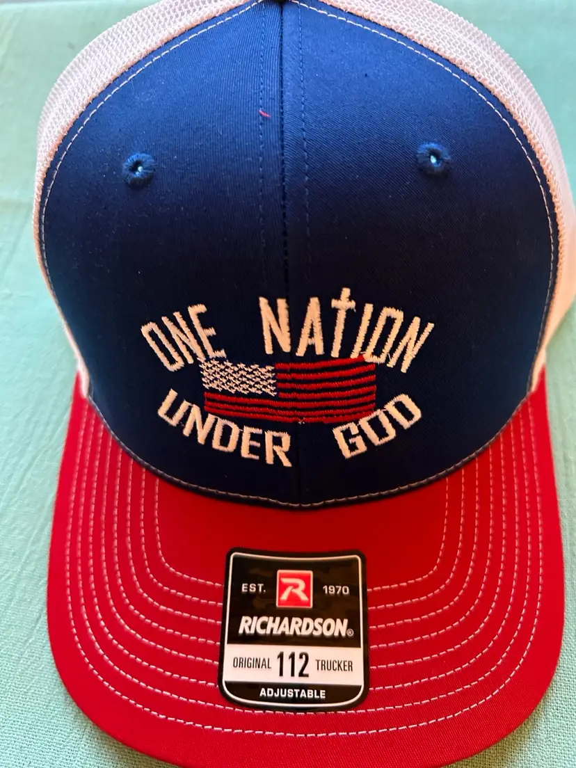 One Nation Under God Richardson 112 Trucker Hat