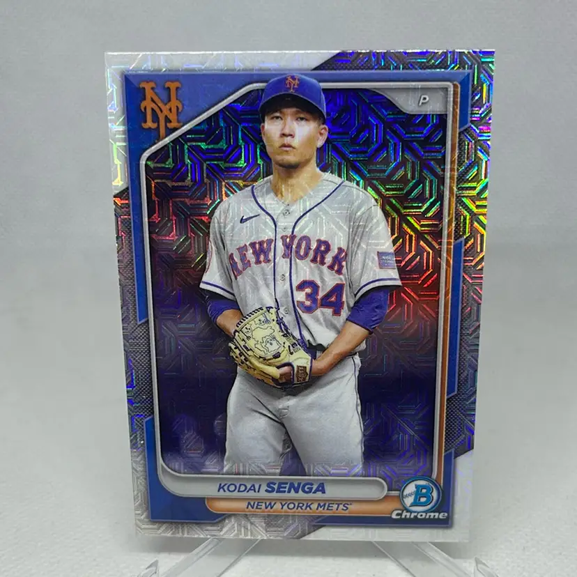2024 Topps Bowman Chrome Mega Mojo Refractor Kodai Senga 1 New York Mets