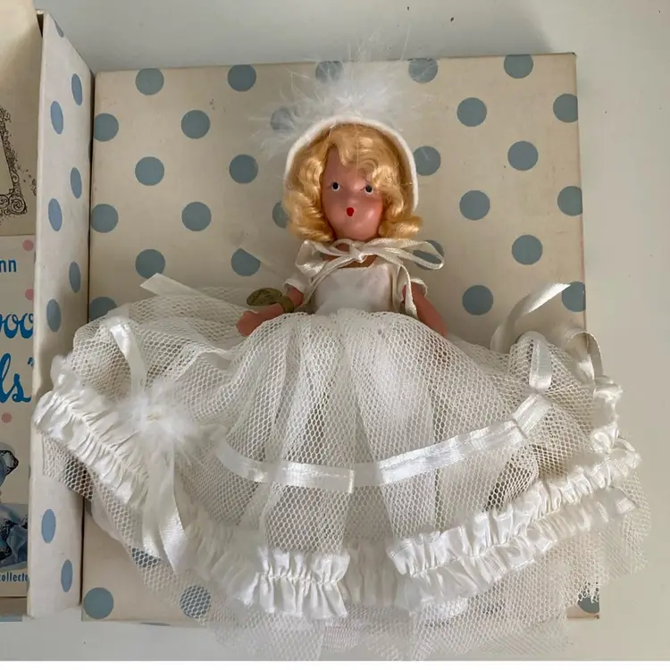 Nancy Ann A February Fairy Girl Doll #188 Storybook Doll Composition