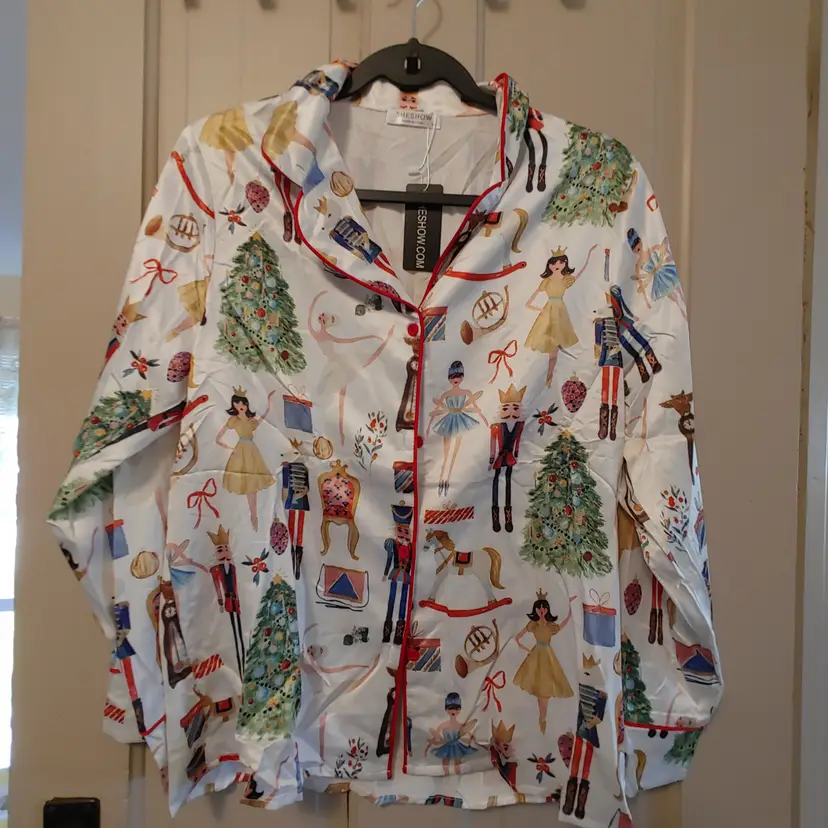 #01 Pajamas- Brand: She Show. Size Medium. NWT. Retail $38-48. Material: 97% polyester, 3% spandex. No callouts.