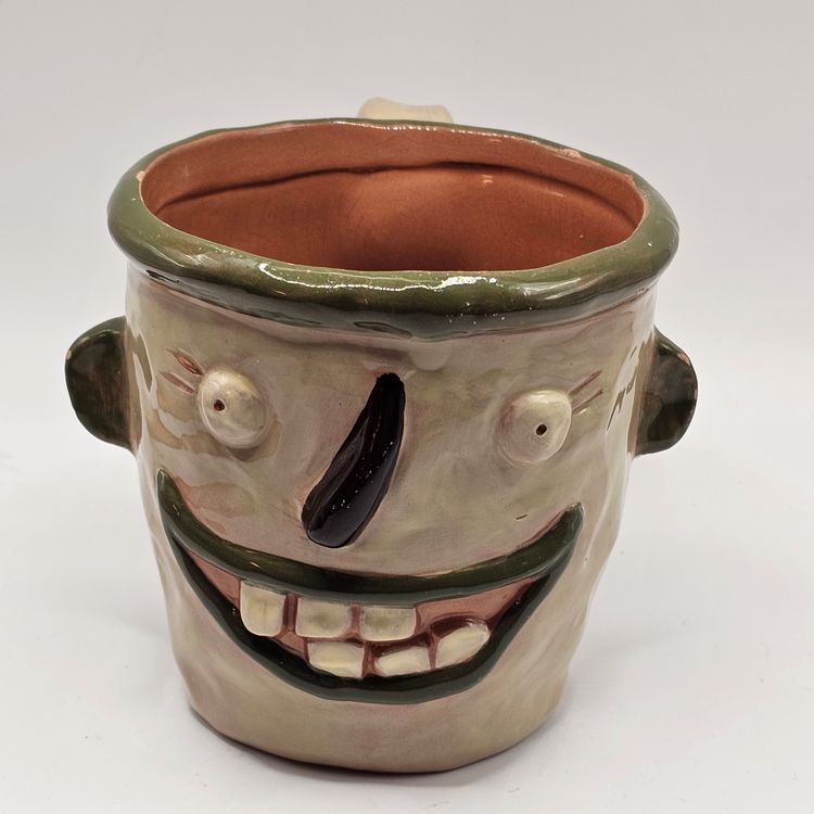Weirdo Mugglie Coffee Mug studio Art Ceramic Pottery Halloween 3D Design