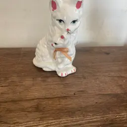 White Porcelain Cat