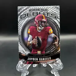 Jayden Daniels 2024 Topps Finest Debuts RC Washington Commanders