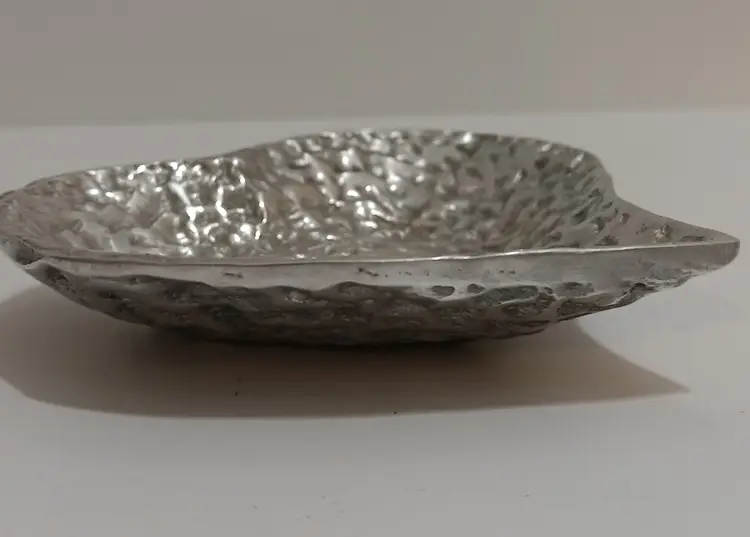 Heart Shaped Silver tone Trinket Dish