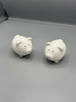 Ceramic pig salt & pepper