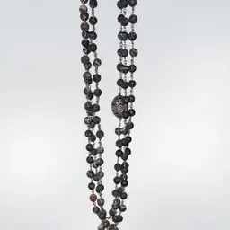 925 Silver Safia Beaded Necklace 20”