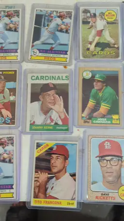 Vintage Baseball Cards 45+4 Read description