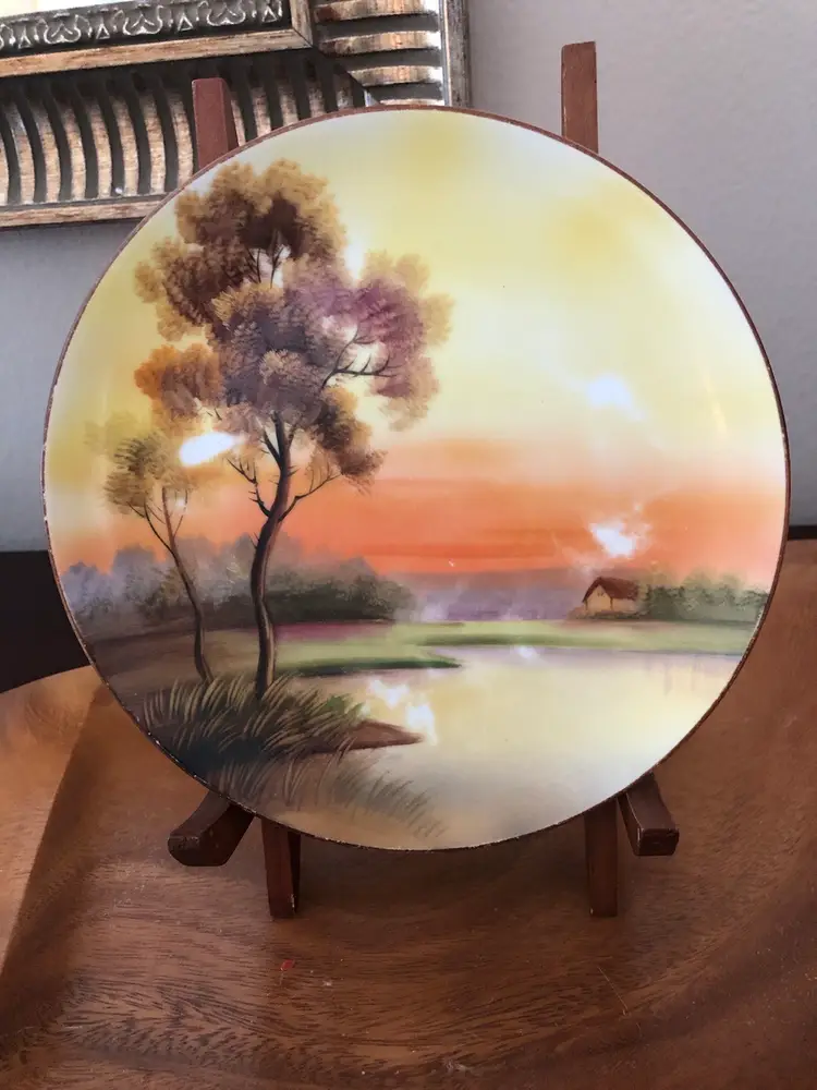 Noritake Morimura Hand Painted Plate