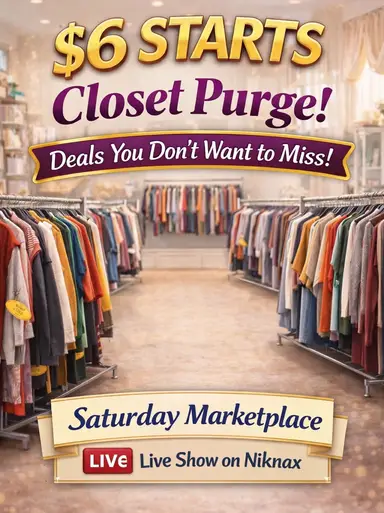 $6 Starts! Closet Purge! Small-3X. Everything must go!
