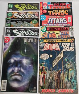 Spectre 1984-88; Batman & Titans 1971-89 DC Comics