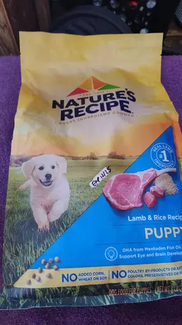 Nature's recipe puppy