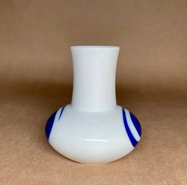 Rosenthal Porcelain Studio Linie White Blue Design Vase GERMANY