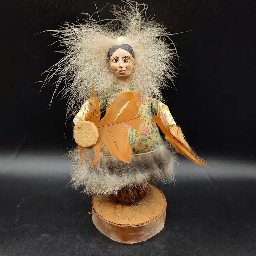 Vtg Alaska Handmade Soft Body Doll/Figurine
