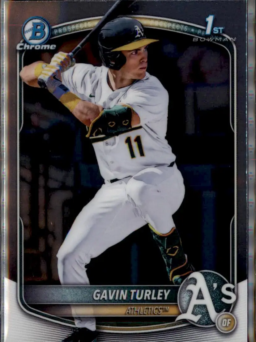2025 Bowman Draft #BDC-28 Gavin Turley Chrome - (138) - Athletics