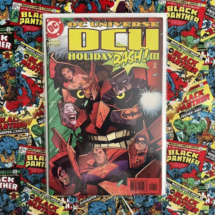 Christmas With The Super-Heroes 1988 DCU Holiday Bash Infinite Special Lot of 4