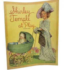 Vintage Shirley Temple At Play Book 1935 Soft Cover Edition