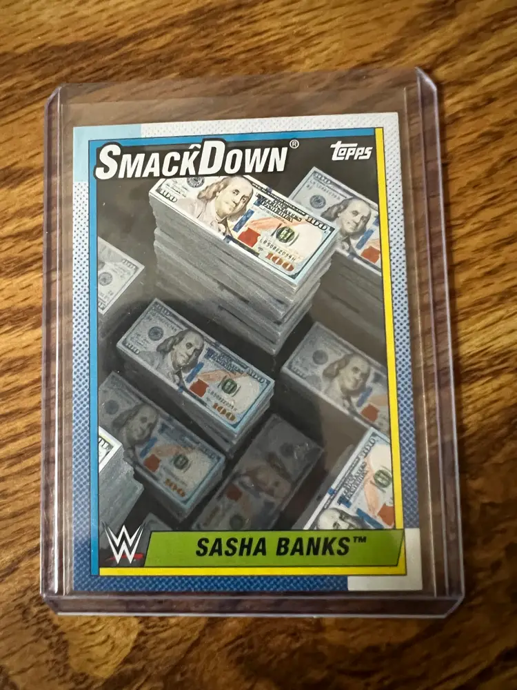Sasha Banks Money Variation Card 