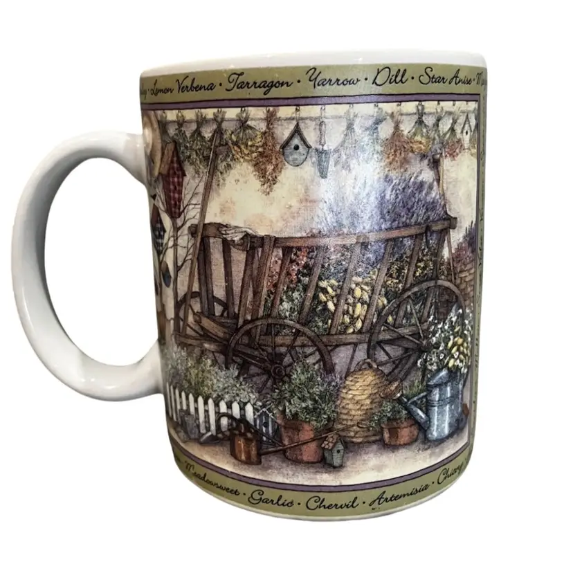 1997 Lang And Wise “The Herb Wagon” Collectors Mug S.S.B. #5