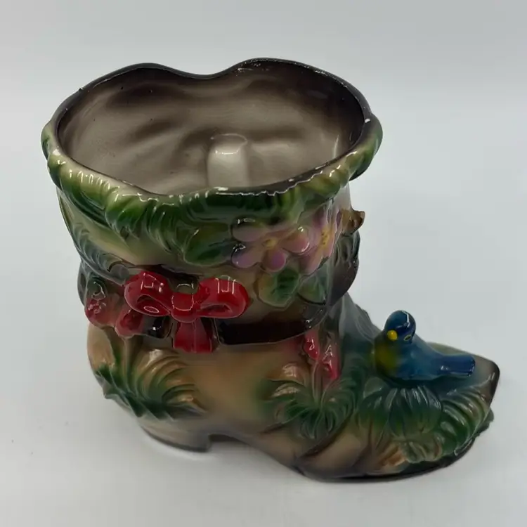 Ugaco Japan Kitsch Woodland Pixie Boot Planter 5”