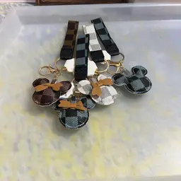 4pc Mouse Ears Keychain Purse Bag Charm