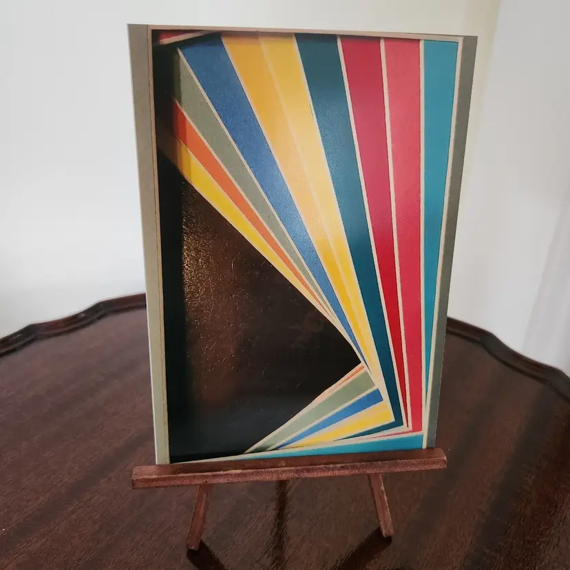 Photograph Of Colorful Mattes. 5x7-Frame Not Included