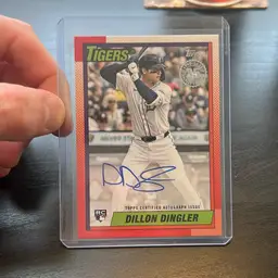 Dillon Dingler 2025 Topps Base Rookie Auto