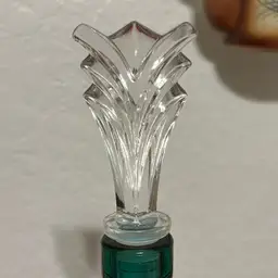 Crystal Fan Design Wine Stopper