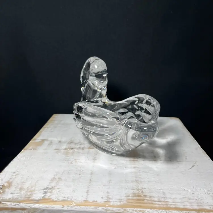 Lenox Fine Crystal Swan Candy/Trinket Dish