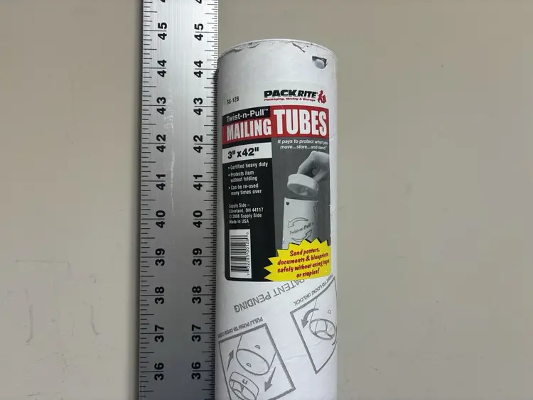 Lot Of 12- New 3”x42” Mailing Shipping Tubes PackRite