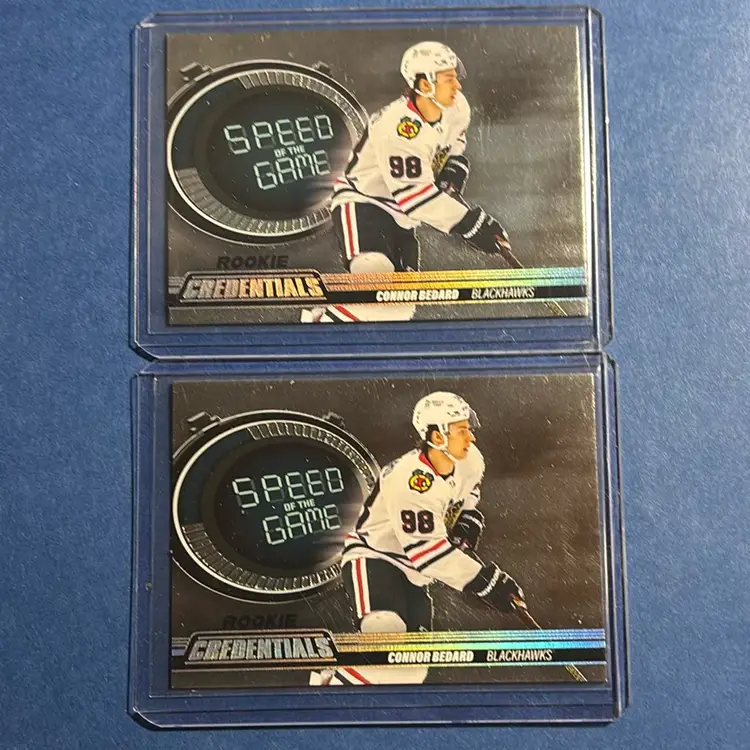 2023-24 Upper Deck Credentials #SGR1 Connor Bedard Speed of the Game Rookies Bundle - Chicago Blackhawks