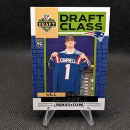 Will Campbell 2025 Panini Rookies & Stars Draft Class Rookie RC #3 - New England Patriots
