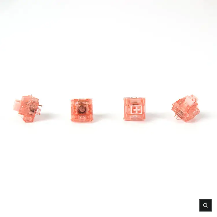 Gateron Ink v2 Pink 5-pin Linear Switches 50g Force ( Pack of x70 )