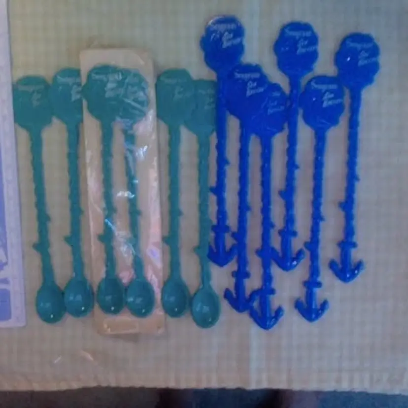 Vintage Swizzle Sticks:  Seagrams, Horseshoe Club Las Vegas, Kahiki, and others.